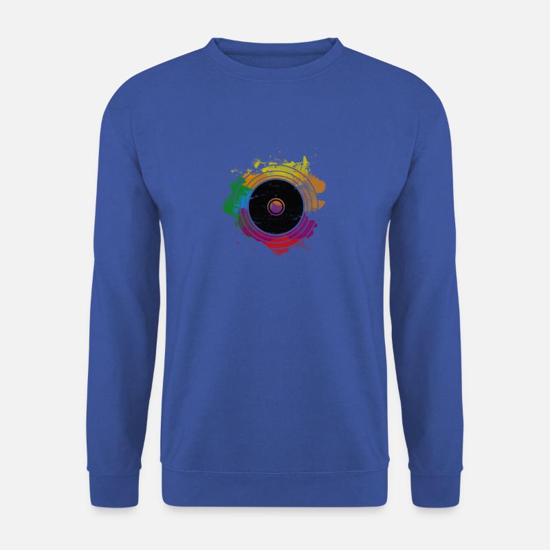 VINYL Schallplatte - Unisex Pullover - Royalblau