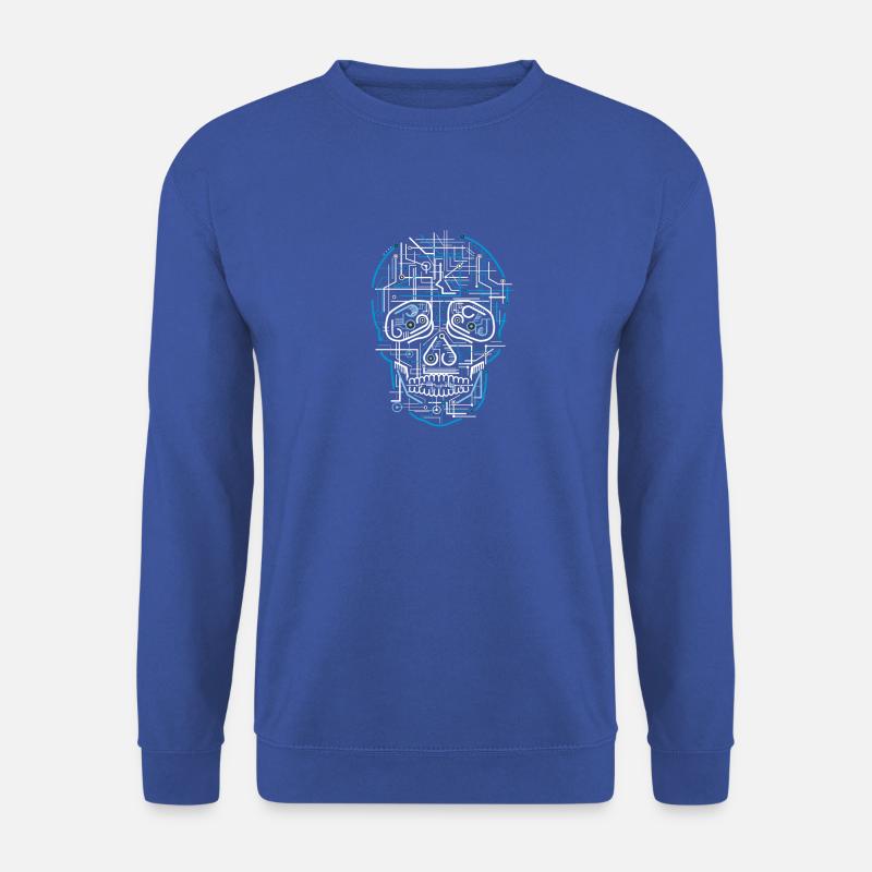 Electric Electronic Skull Skull - Unisex Sweatshirt - royal blue