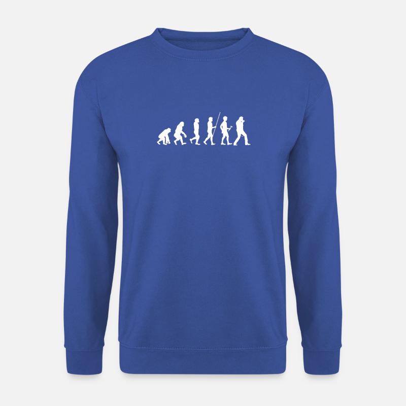 Harmonica - Harmonica Player - Evolution - Unisex Sweatshirt - royal blue