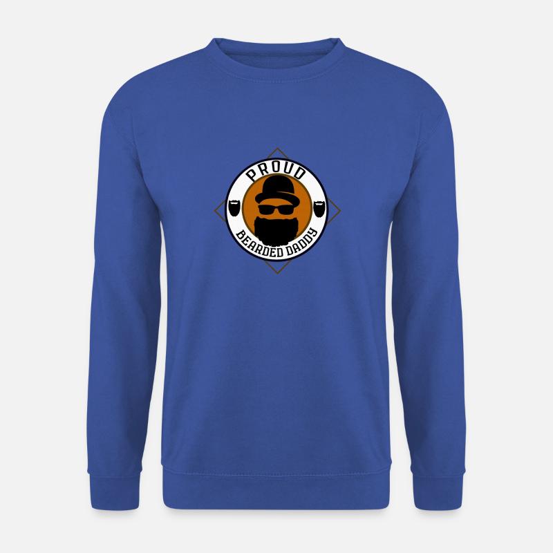 Stolzer bärtiger Vati - Unisex Pullover - Royalblau