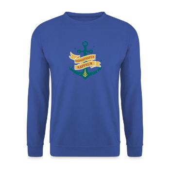 Kappeln Heimathafen Urlaub T-Shirt - Unisex Pullover - Royalblau - Vorne - Alina (178cm) & Michal (187cm)