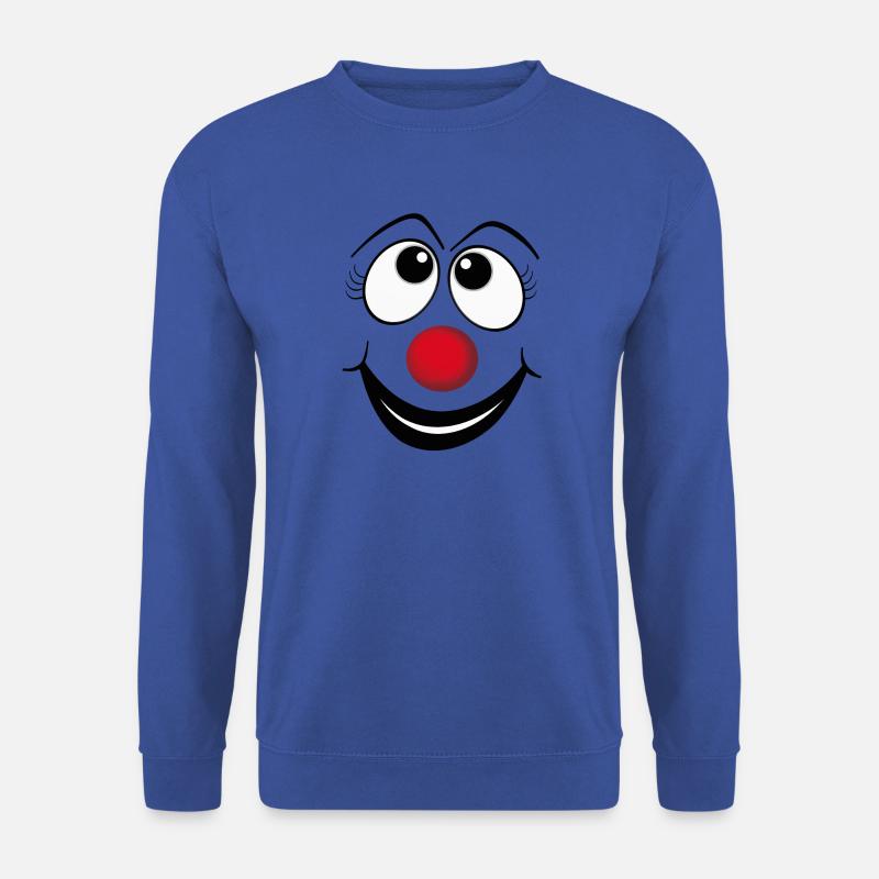Gesicht Clown - Unisex Pullover - Royalblau