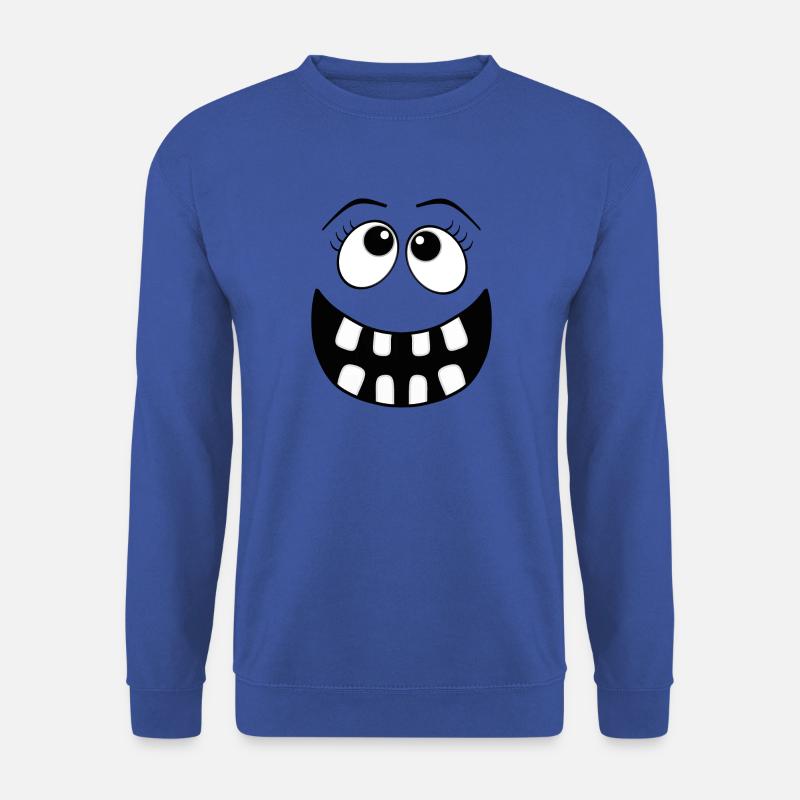 Gesicht - Unisex Pullover - Royalblau