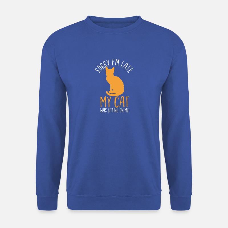 Katze - Unisex Pullover - Royalblau