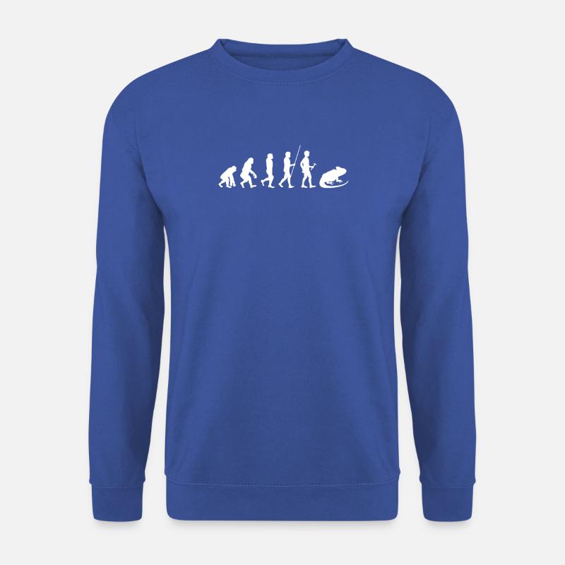 Reptile - Iguana - Iguana Owners - Evolution - Unisex Sweatshirt - royal blue