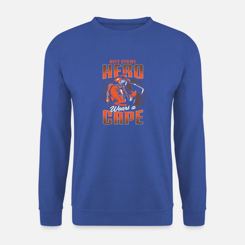 Feuerwehrmann Feuerwehr Firefighter Held Geschenk - Unisex Pullover - Royalblau