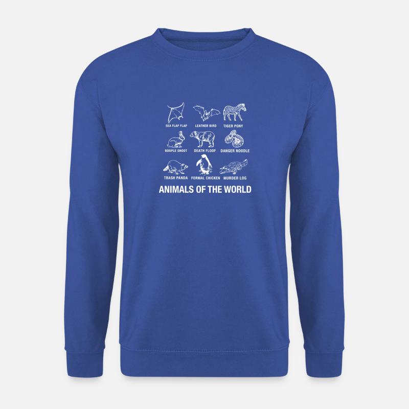 Tiere - Unisex Pullover - Royalblau