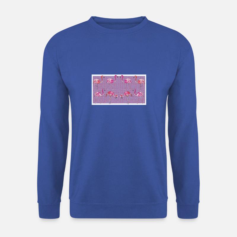 Flamingogruppe - Unisex Pullover - Royalblau