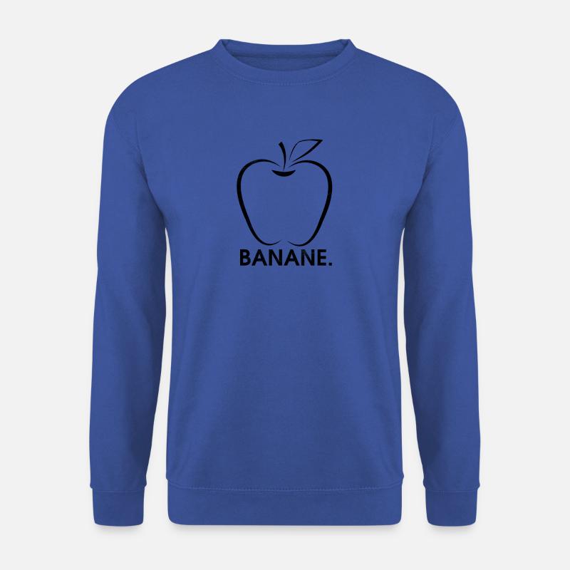 Apfel oder Banane - Unisex Pullover - Royalblau