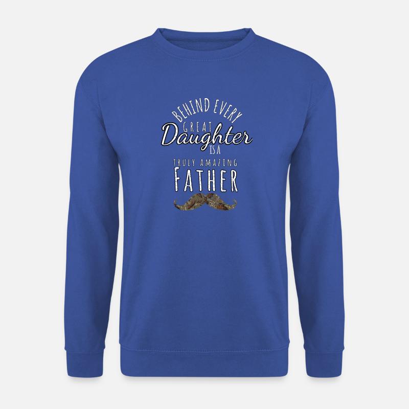Vater und Tochter Design - Unisex Pullover - Royalblau