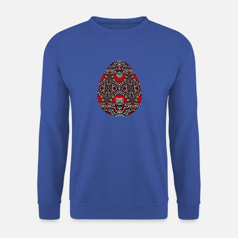 Abstrakte Kunst - Unisex Pullover - Royalblau