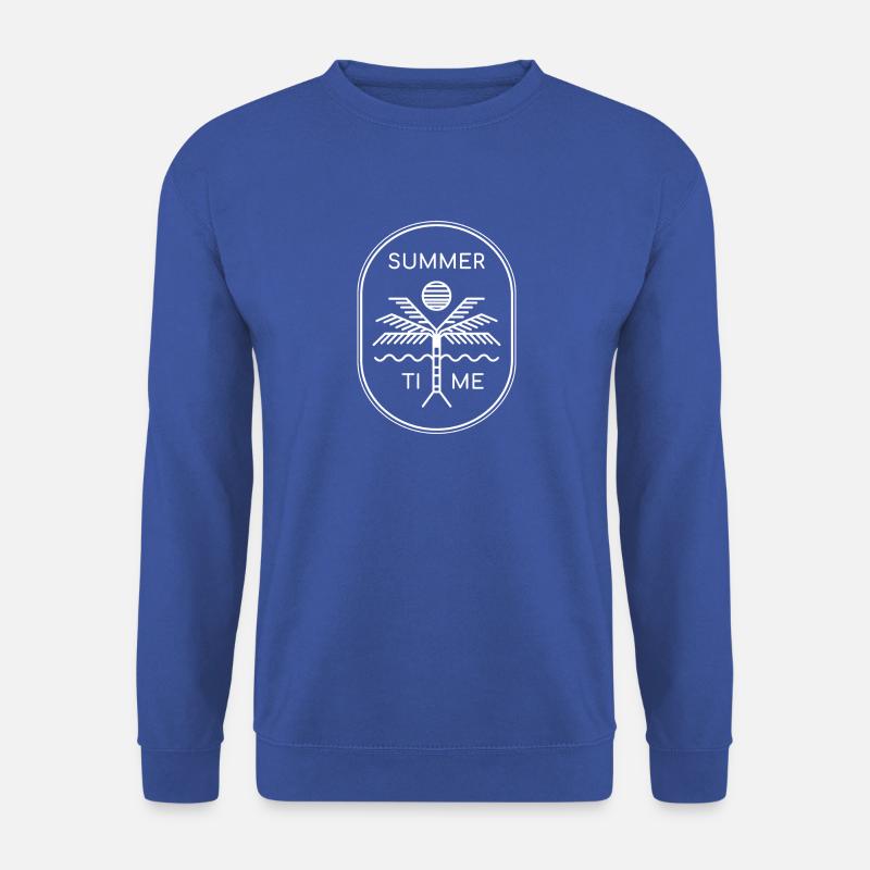 Endlich wieder Sommer - Sommerzeit - Geschenk - Unisex Pullover - Royalblau
