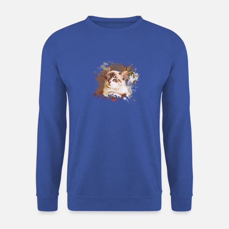 cat - Unisex Sweatshirt - royal blue