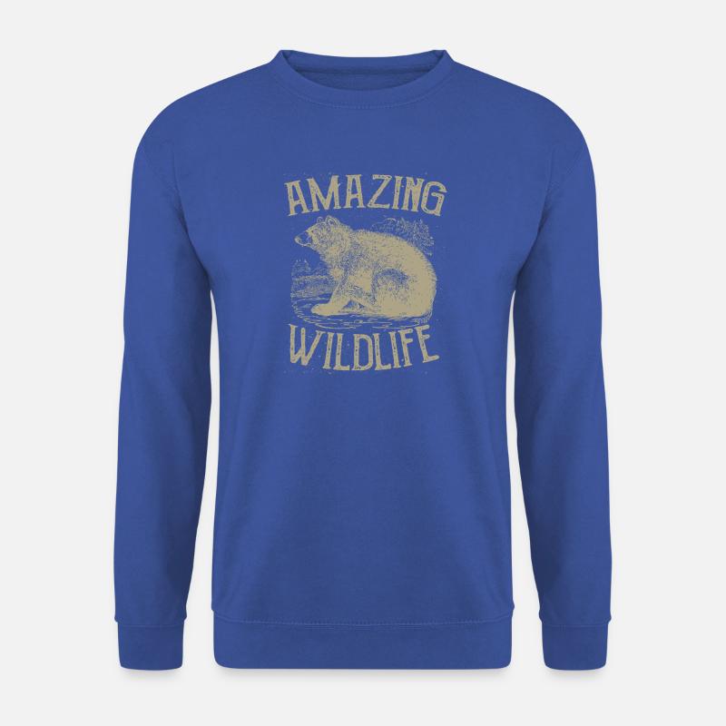 Bär - Unisex Pullover - Royalblau