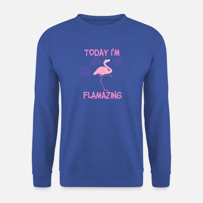 Today I'm Flamazing - Unisex Pullover - Royalblau