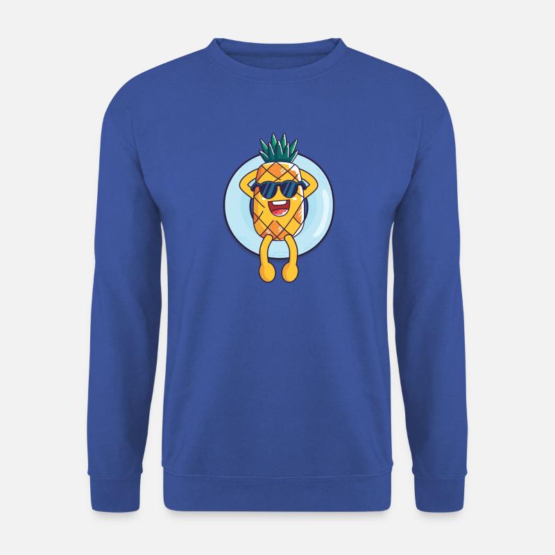 Coole Schwimmende Ananas - Unisex Pullover - Royalblau