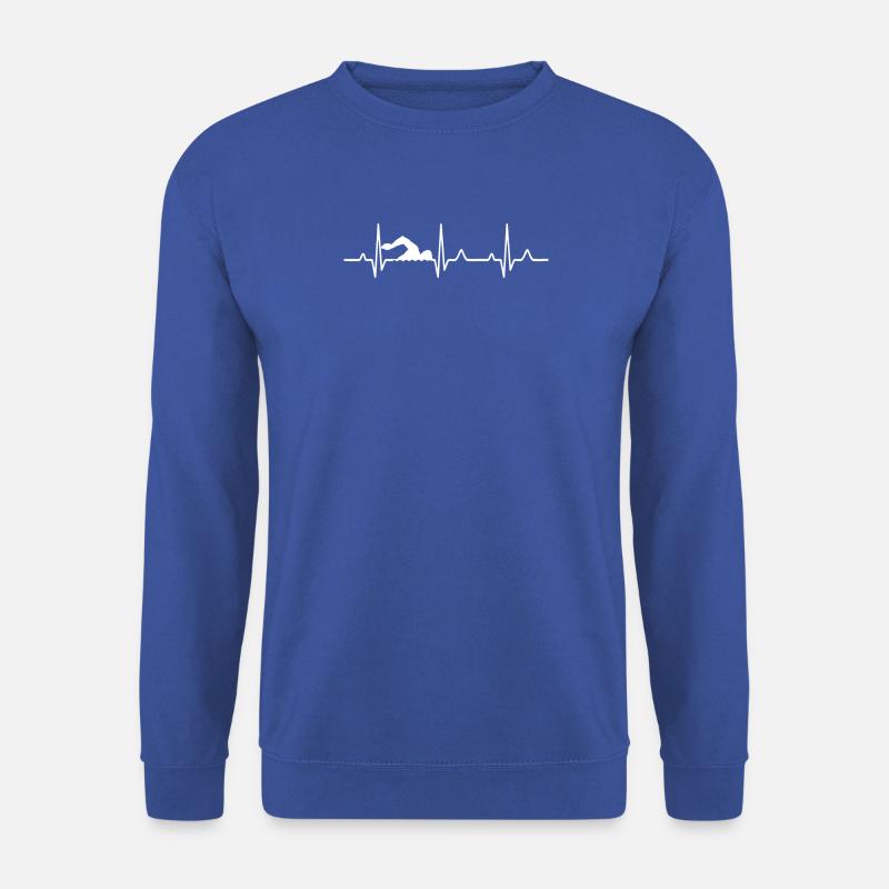 Herzschlag Schwimmen - Unisex Pullover - Royalblau