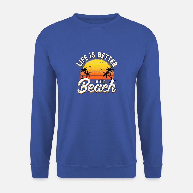 Life Beach Geschenk Geschenkidee Sport Sommer - Unisex Pullover - Royalblau