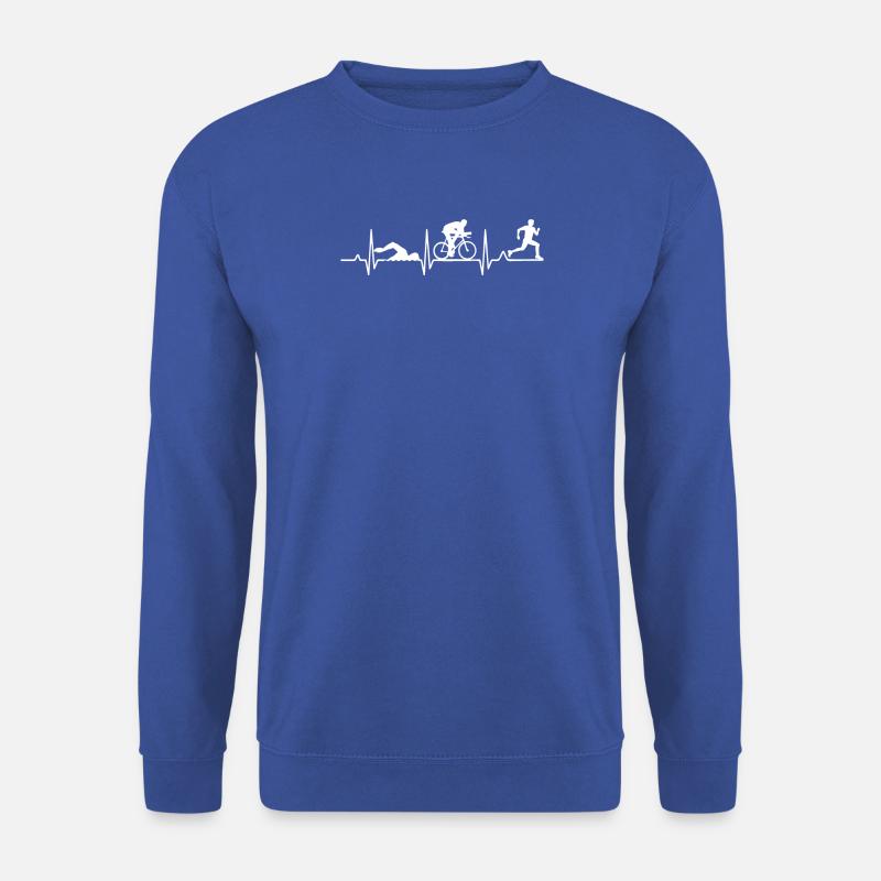 Herzschlag Triathlon - Unisex Pullover - Royalblau