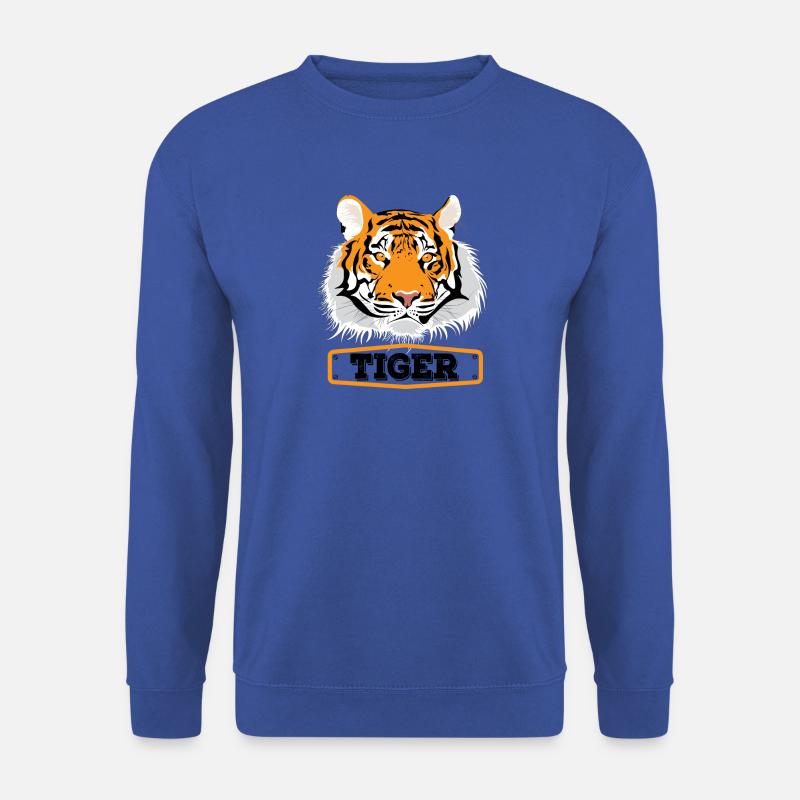 Tiger - Unisex Pullover - Royalblau