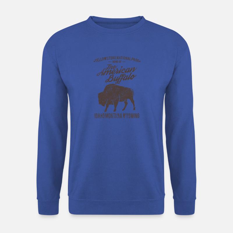 Buffalo - Unisex Pullover - Royalblau