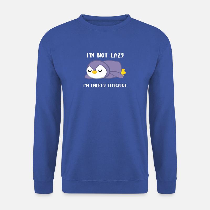 Pinguin - Pinguine - Pinguinmotiv - Faulenzer - Unisex Pullover - Royalblau