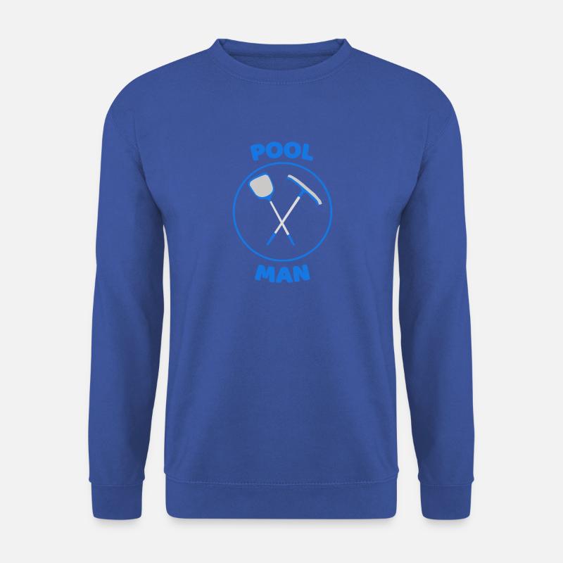 Pool man - Unisex Pullover - Royalblau