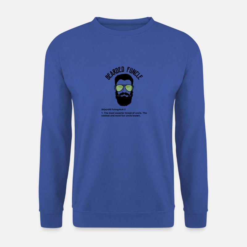 Bearded Funcle Shirt - Unisex Pullover - Royalblau