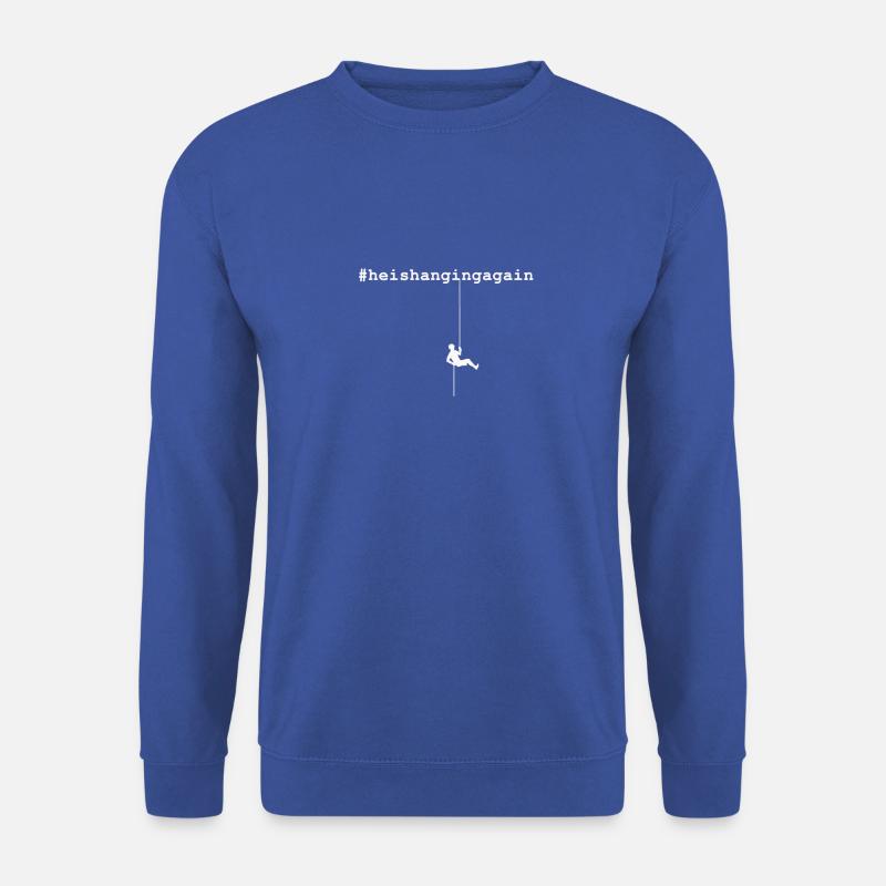 CLIMBING RAPPELING - Unisex Sweatshirt - royal blue