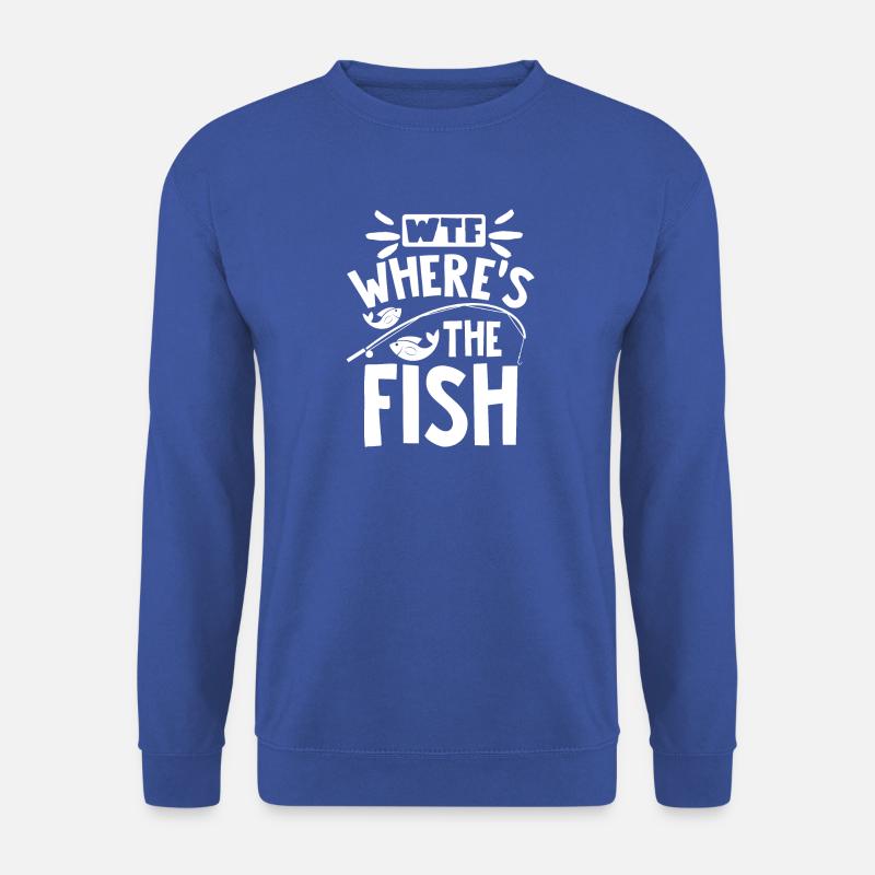 Angeln - Unisex Pullover - Royalblau