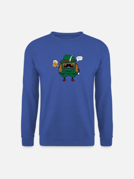 potato in costume Prost - Unisex Sweatshirt - royal blue