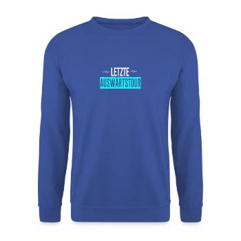 Last waiting tour - Unisex Sweatshirt - royal blue - Front - Alina (178cm) & Michal (187cm)