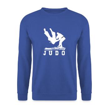 Judo Hobby beau cadeau sympa - Sweat-shirt Unisexe - bleu royal - Devant - Alina (178cm) & Michal (187cm)