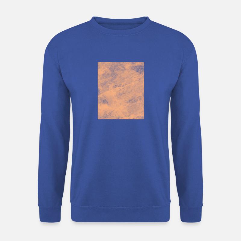 Struktur Braune Form - Unisex Pullover - Royalblau