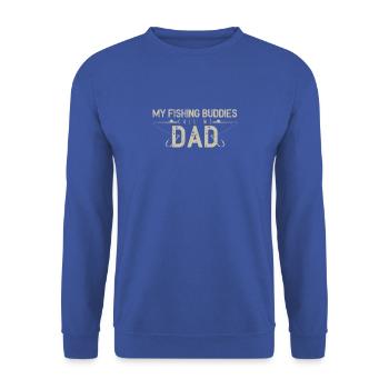 Fishing - Father And Son Angler Father's Day Gift - Unisex Sweatshirt - royal blue - Front - Alina (178cm) & Michal (187cm)