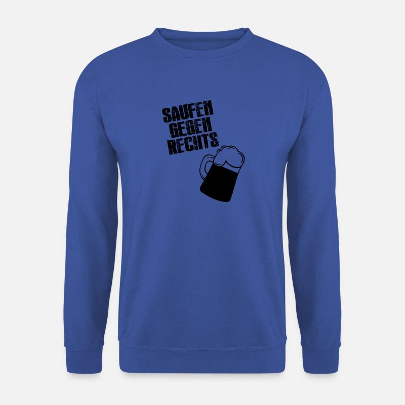 Saufen gegen Rechts - Unisex Pullover - Royalblau