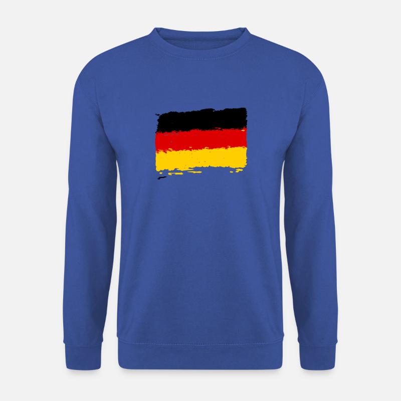 Deutschland Flagge - German flag - Unisex Pullover - Royalblau