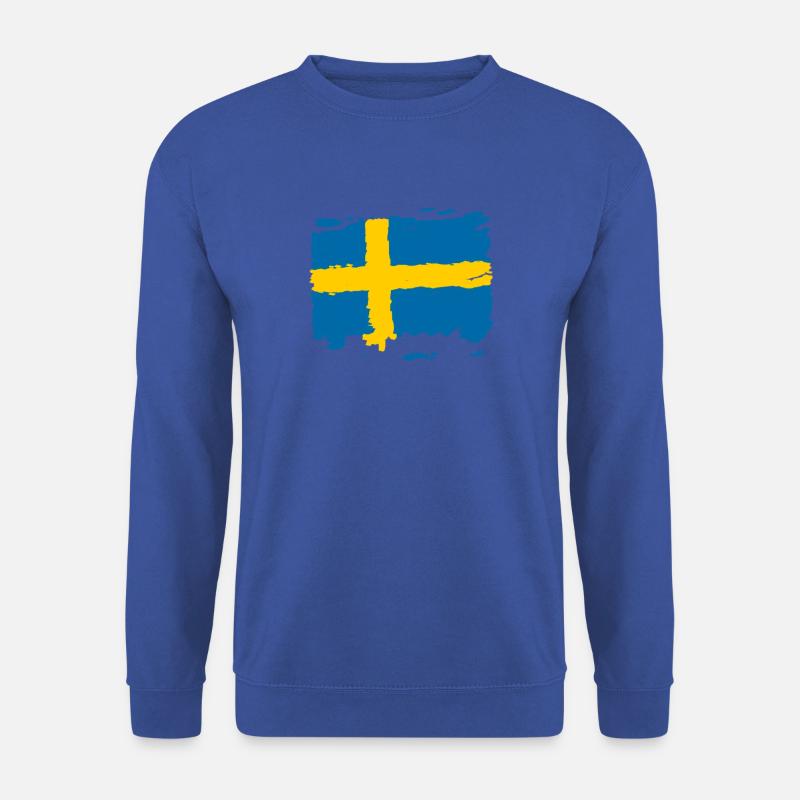 Sverige flag - Schweden Flagge - Sweden flag - Unisex Pullover - Royalblau
