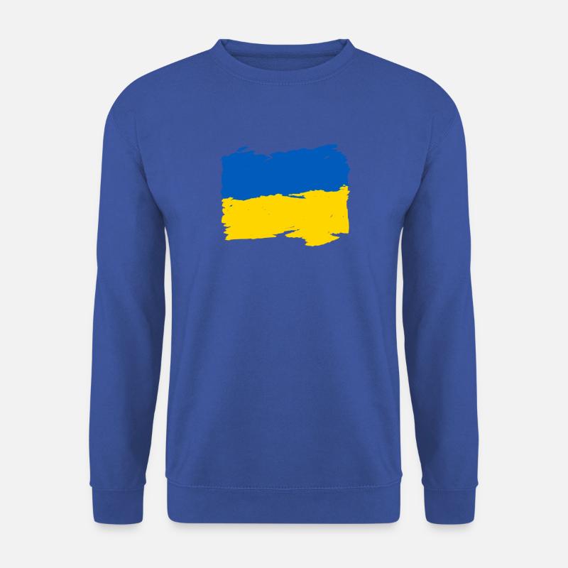 Україна прапор - Ukraine Flagge - Ukraine flag - Unisex Pullover - Royalblau