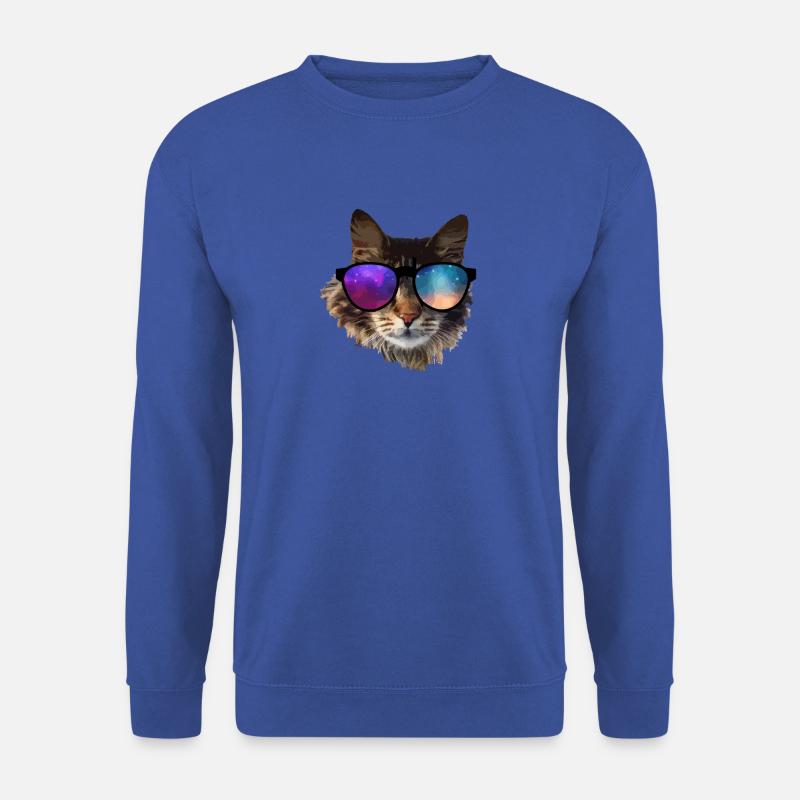 Katze - Unisex Pullover - Royalblau