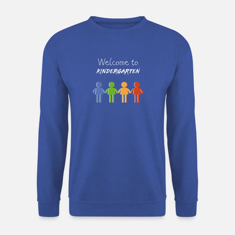 Kinder Babysprüche Kindergarten - Unisex Pullover - Royalblau