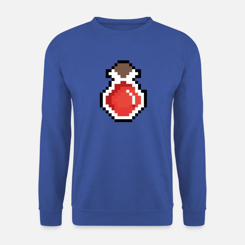 Trank rot Pixel - Unisex Pullover - Royalblau
