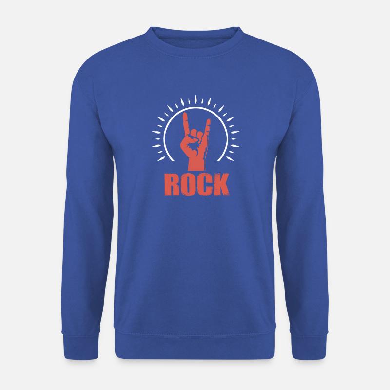 Rock Musik - Unisex Pullover - Royalblau