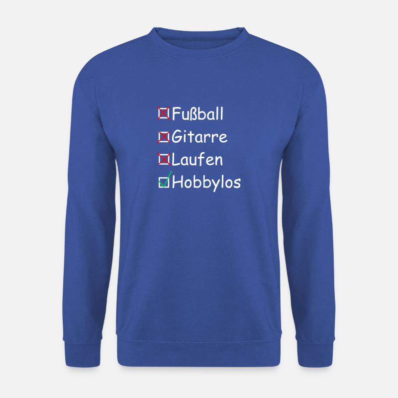 Hobbylos - Unisex Pullover - Royalblau
