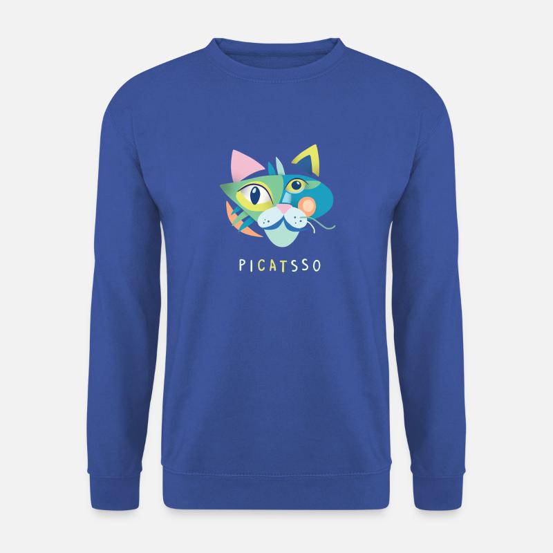 Picasso Katze - Unisex Pullover - Royalblau