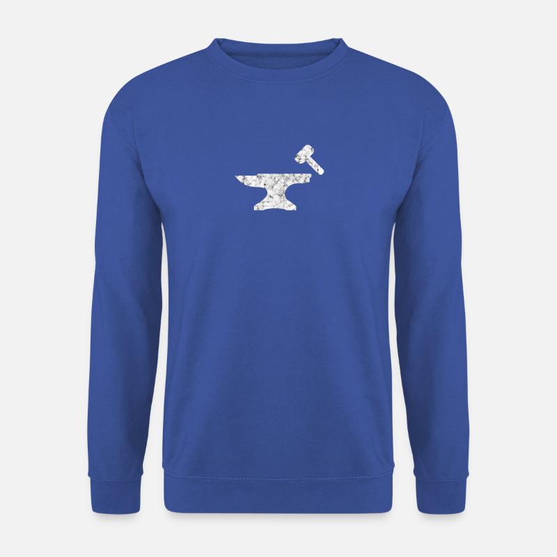 Schmied Hammer Mittelalter - Unisex Pullover - Royalblau