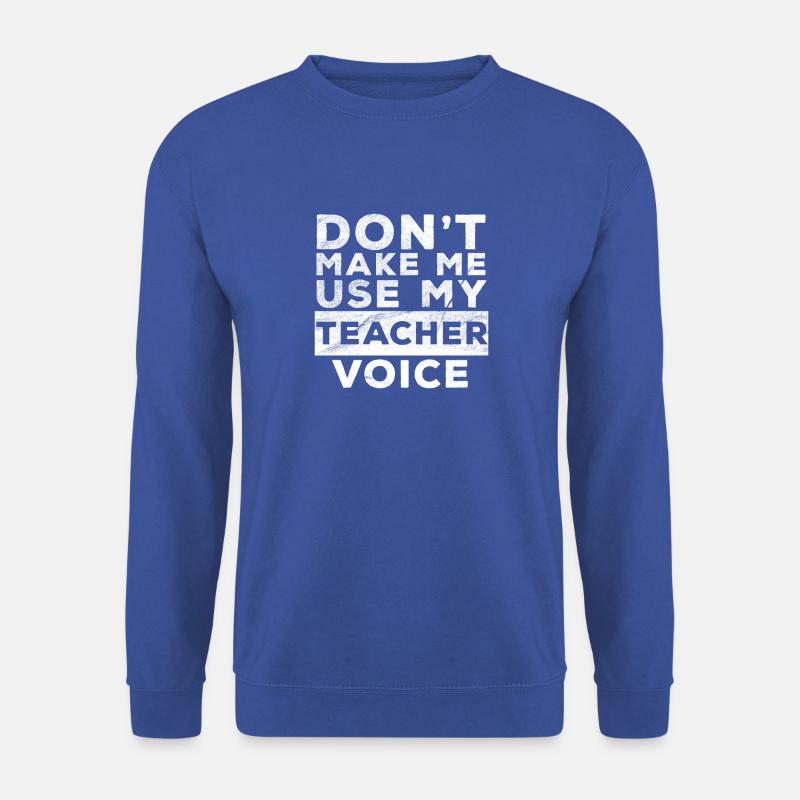 Lehrer Stimme - Unisex Pullover - Royalblau