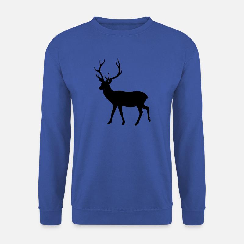 Deer silhouette - Unisex Sweatshirt - royal blue