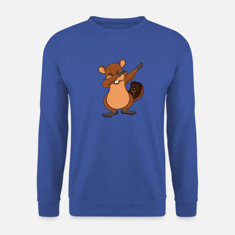 Dabbing beaver Bieber Dab Tanz - Unisex Pullover - Royalblau