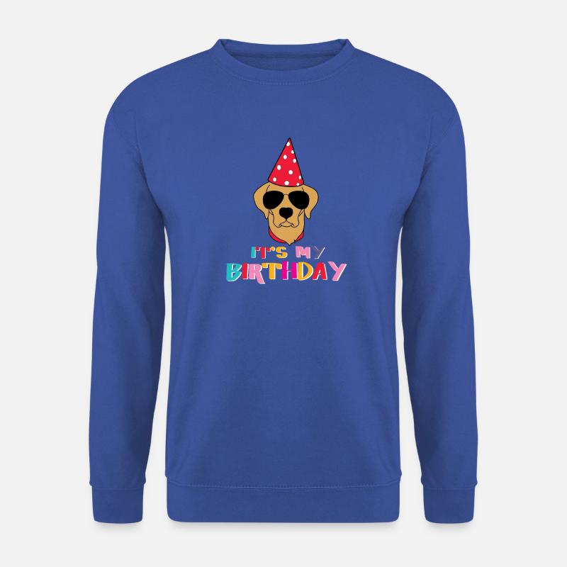 It's my Birthday Hund Geschenkidee Geburtstag - Unisex Pullover - Royalblau